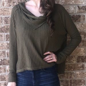 Free People Lightweight Thermal Sweater